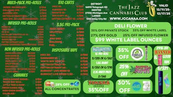 The Jazz Cannabis Club - Inkster BEST WINTER DEALS