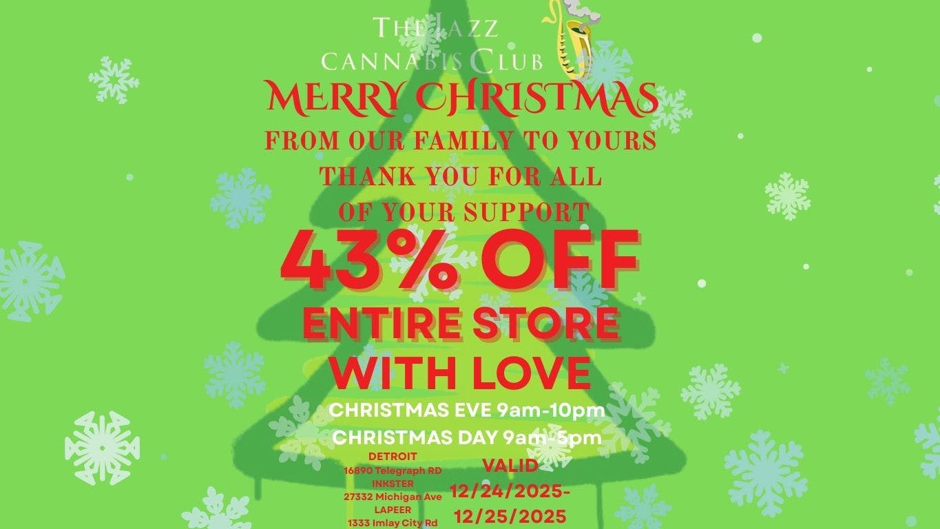 The Jazz Cannabis Club - Inkster MERRY CHRISTMAS