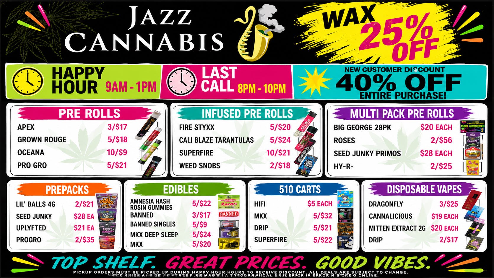 The Jazz Cannabis Club JAZZ UP YOUR STASH