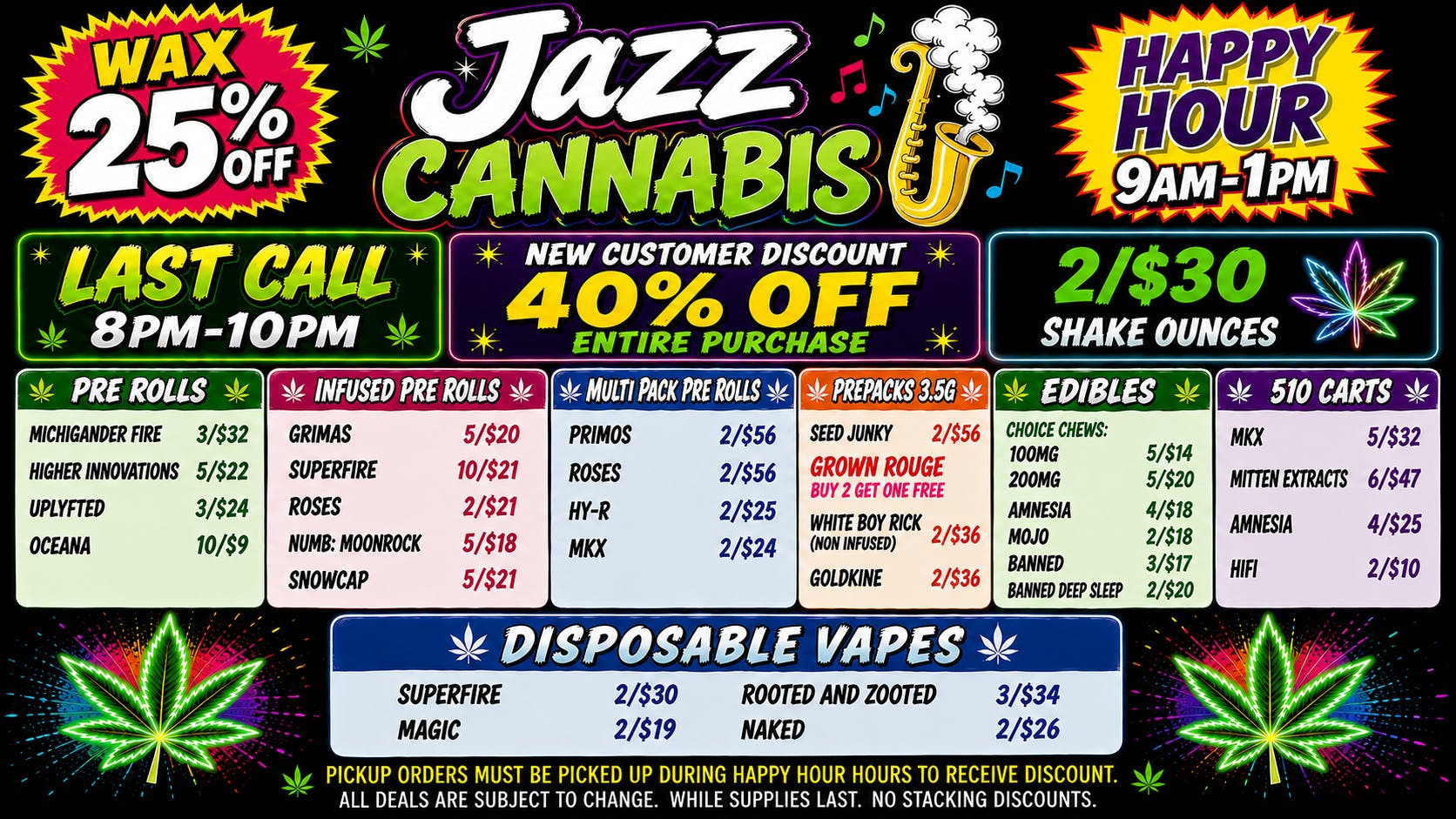 The Jazz Cannabis Club Stay Lifted, Stay Jazzy