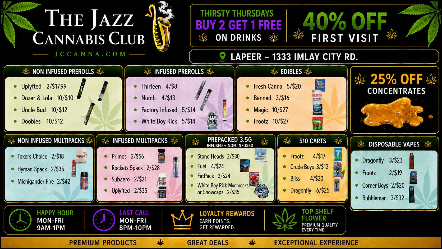 The Jazz Club - Lapeer Where Quality Hits Different
