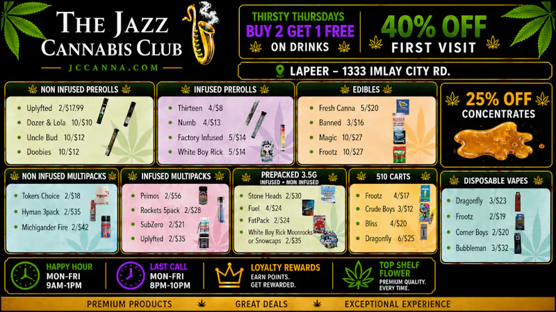 The Jazz Club - Lapeer Where Quality Hits Different