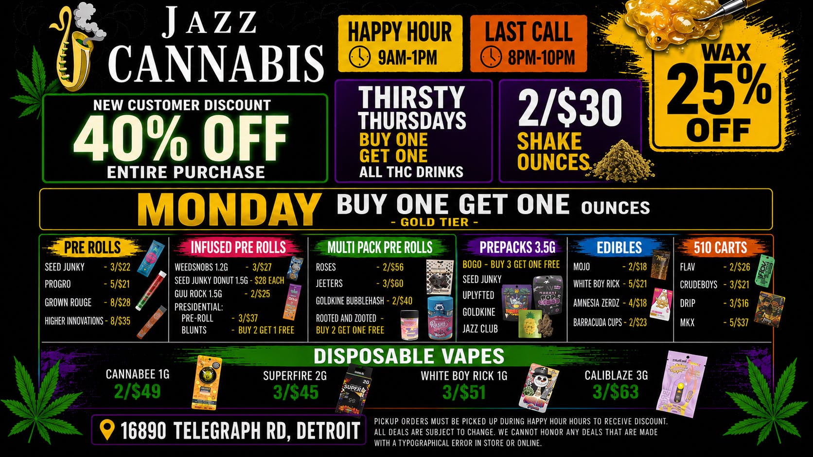 The Jazz Cannabis Club - Inkster WHERE THR DEALS HIT DIFFERENT