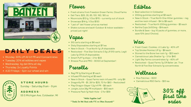 BanZen Leaves are falling and so are our prices!