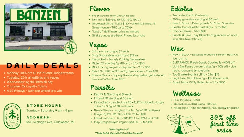 BanZen 🌟 BANZEN October Specials & Fresh Drops!