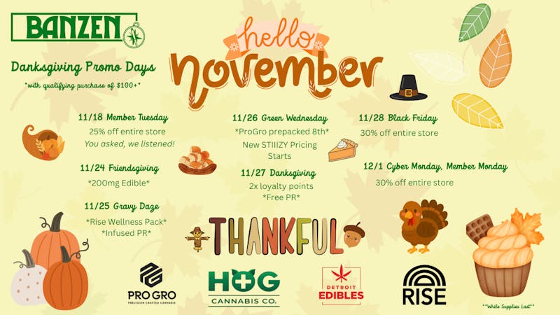 BanZen DANKSGIVING @ BANZEN