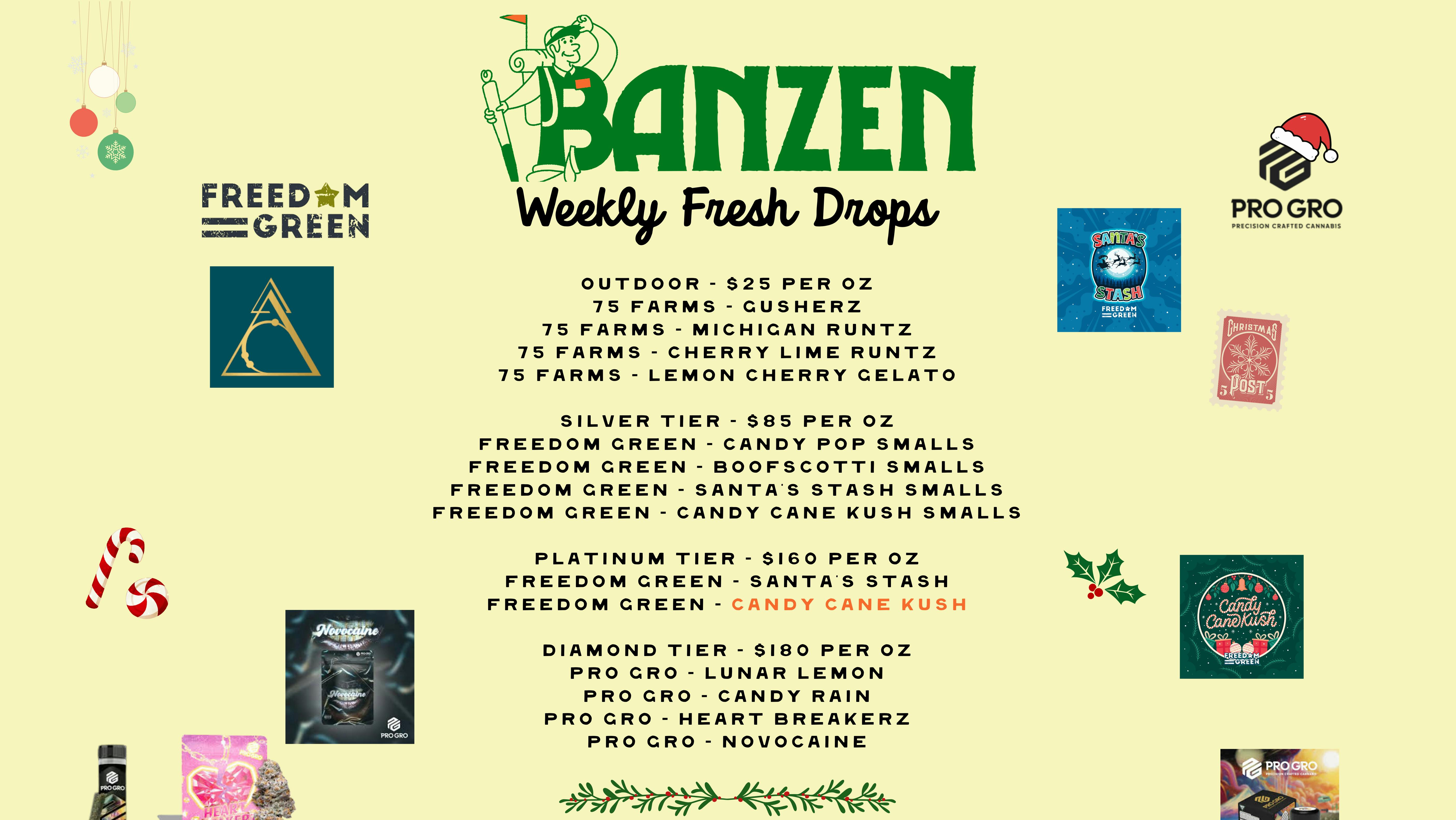 BanZen New Drops for Dankmas!