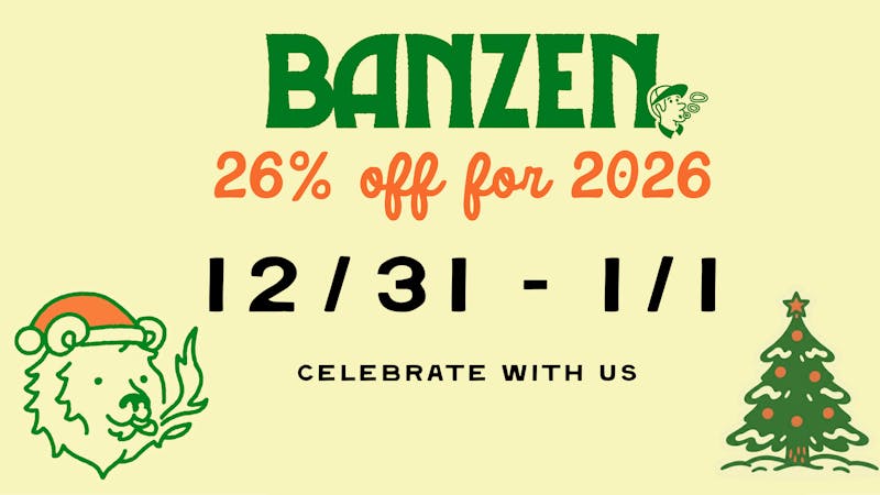 BanZen 26% off for 2026 at Banzen!