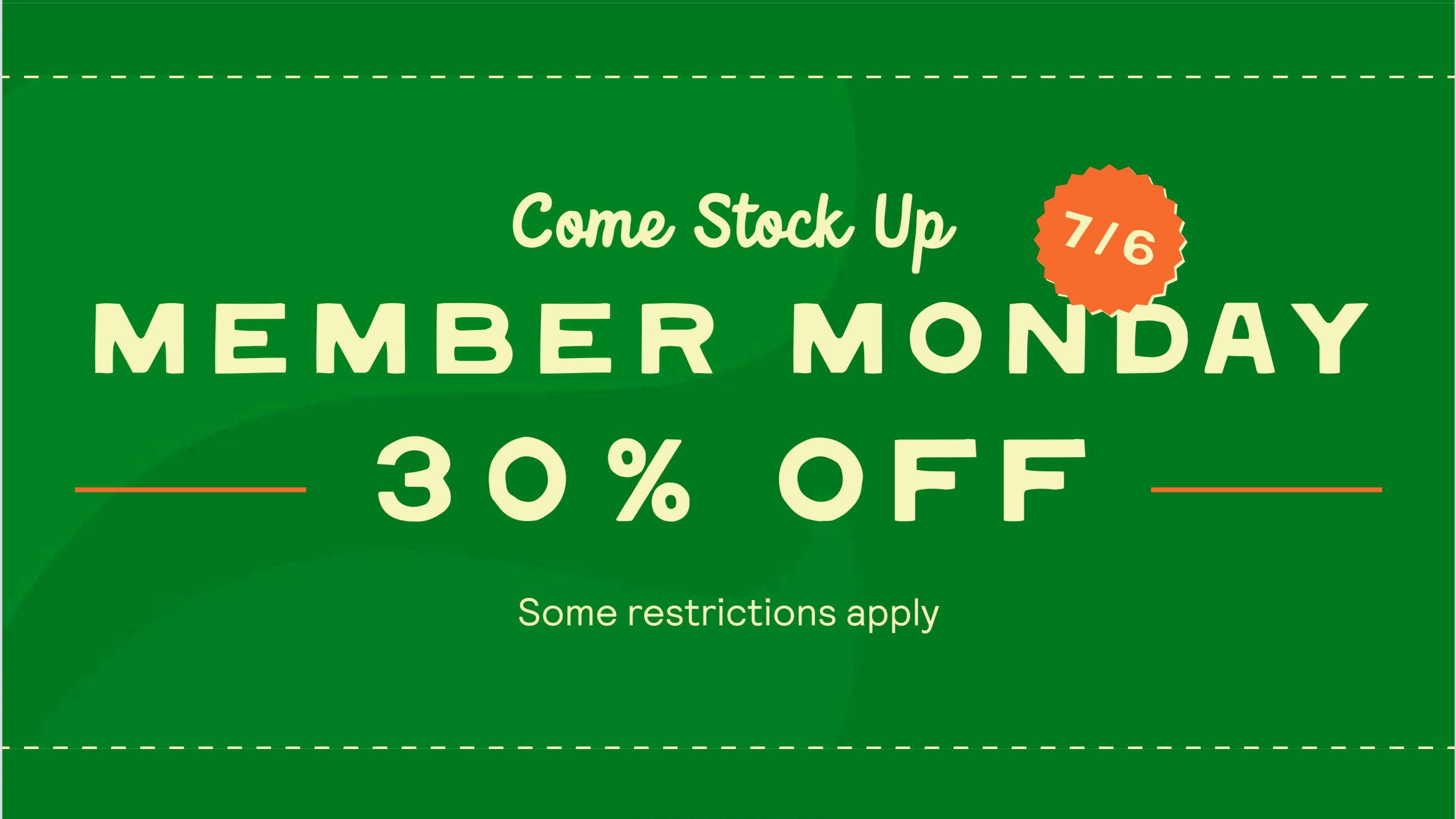 BanZen Don’t Miss Banzen’s Member Monday! 30% off!