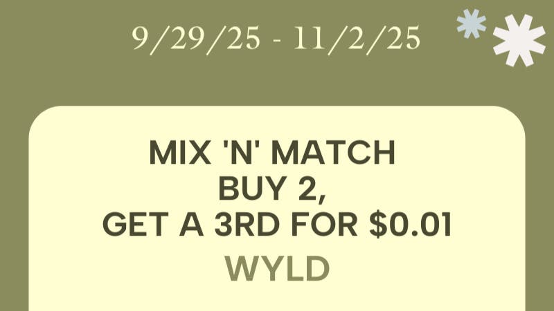 Fine Fettle - West Springfield Wyld: Mix 'n' Match Buy 2 Get 1 for $0.01