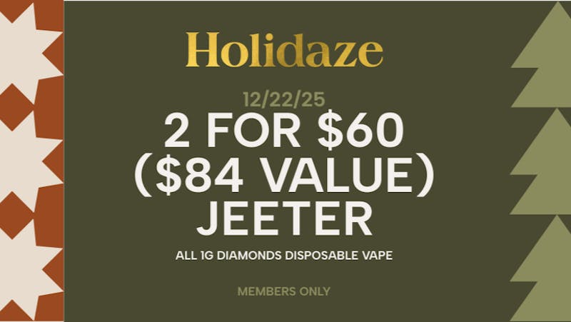 Fine Fettle - West Springfield Jeeter 1g Diamonds Disposable Vapes: 2 for $60