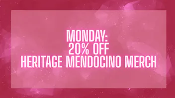 Heritage - Mendocino Monday: Heritage Merch 20% Off