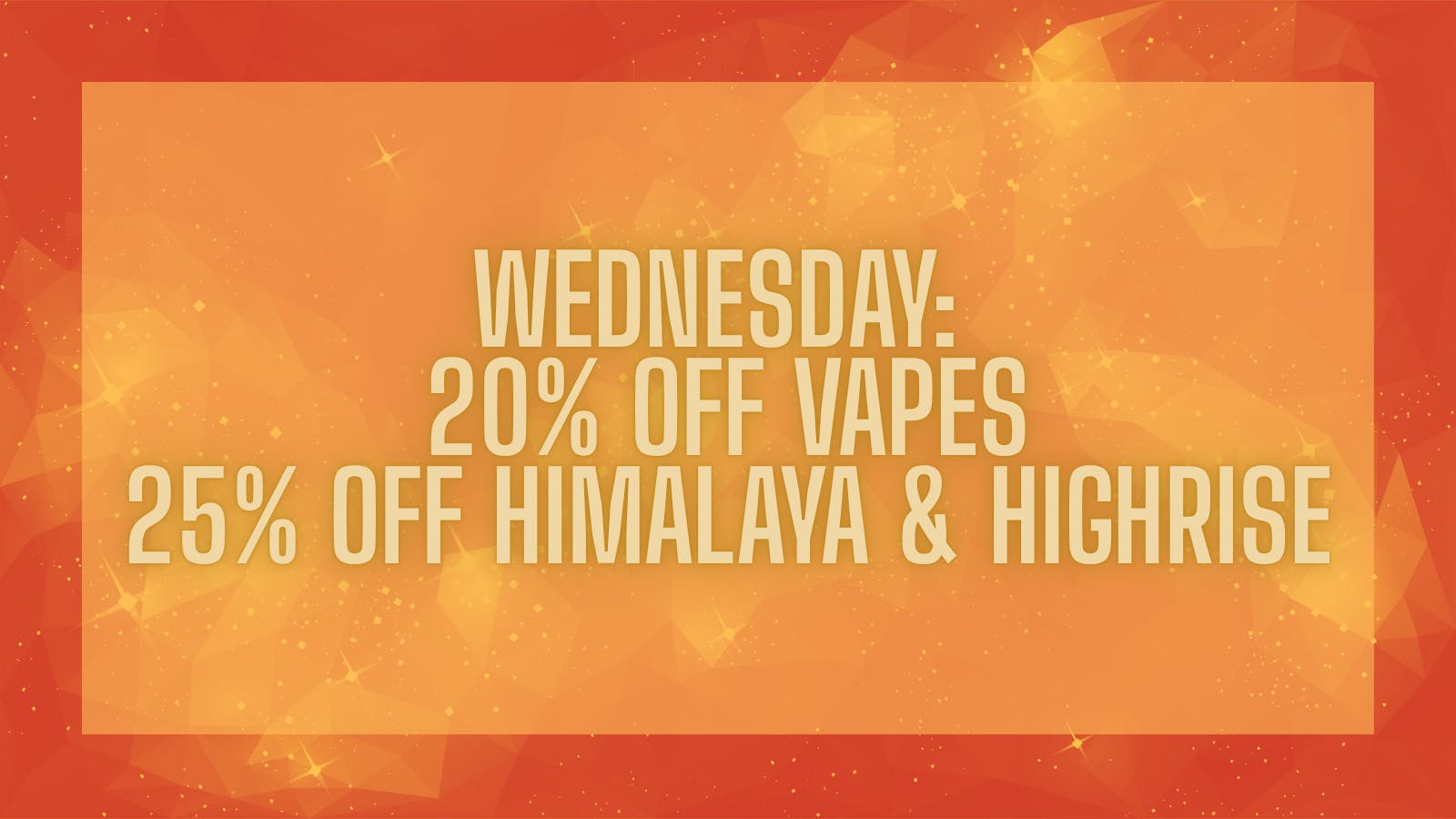 Heritage - Mendocino Wednesday: Vape Deals 20-25% Off
