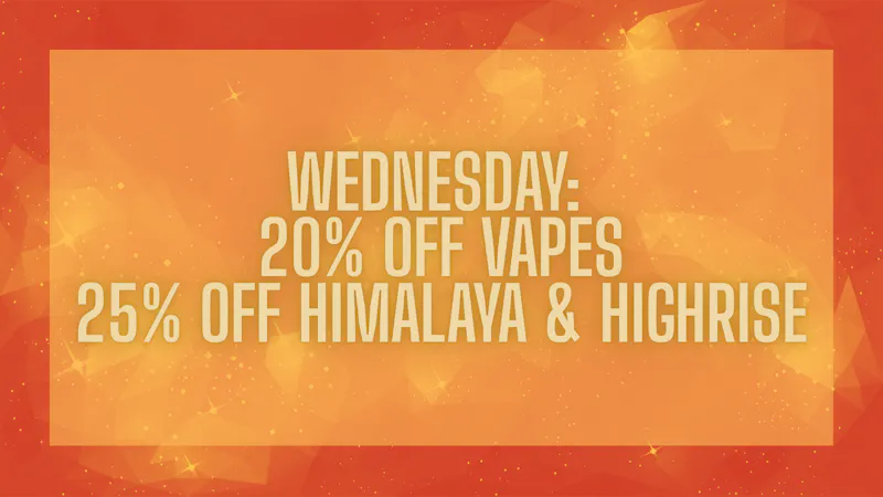 Heritage - Mendocino Wednesday: Vape Deals 20-25% Off