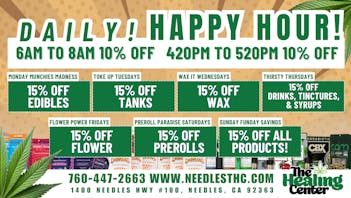 The Healing Center Weed Dispensary - Needles Weekly Deals 2025
