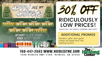 The Healing Center Weed Dispensary - Needles Weekly Deals 2025