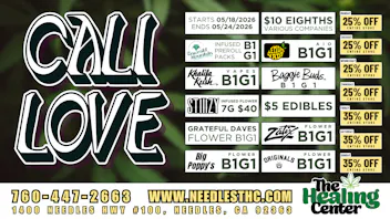 The Healing Center Weed Dispensary - Needles Weekly Deals 2026