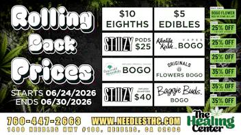 The Healing Center Weed Dispensary - Needles Weekly Deals 2026