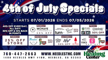 The Healing Center Weed Dispensary - Needles Weekly Deals 2026