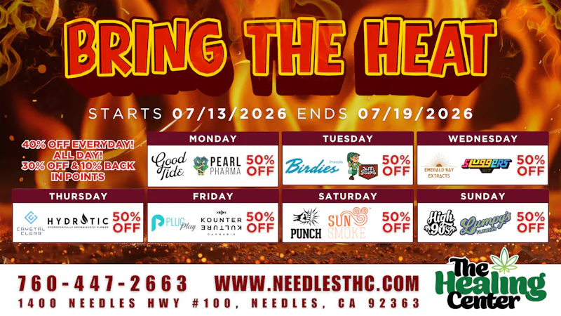 The Healing Center Weed Dispensary - Needles Weekly Deals 2026