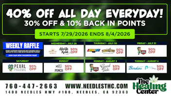 The Healing Center Weed Dispensary - Needles Weekly Deals 2026