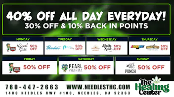 The Healing Center Weed Dispensary - Needles Weekly Deals 2026