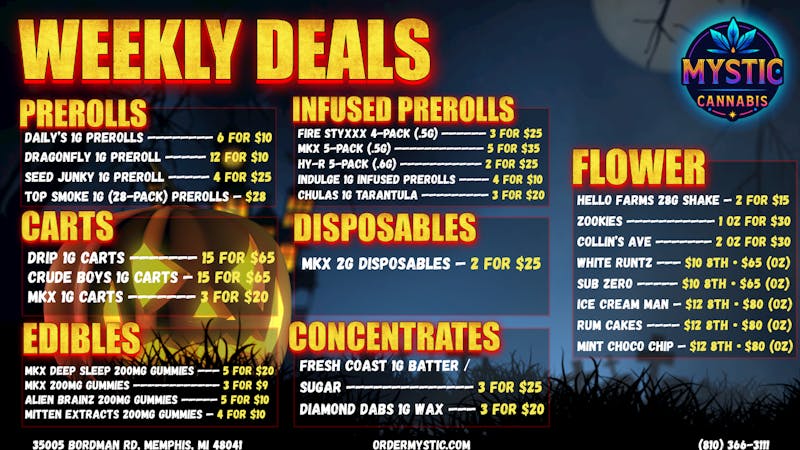 Mystic Cannabis of Memphis (formerly Joyology) 🔥 Weekly Deals That Hit Different 🔥