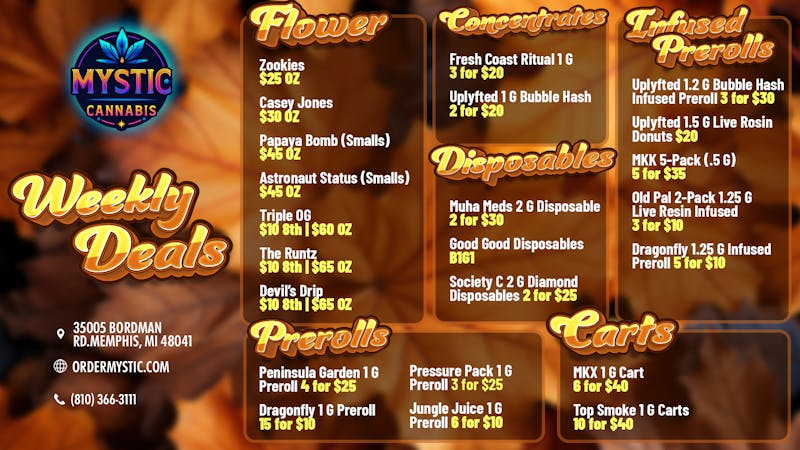 Mystic Cannabis of Memphis (formerly Joyology) 🔥 Mystic Weekly Deals – Big Savings Await! 💨