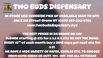 Two Buds Dispensary 🥦 $23 8th's (3.5g) | $112 Oz's OTD @ Two Buds 🔥