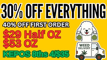 Nu Cannabis 🔥30% OFF😮‍💨$53OZ😮‍💨$29HALFS😮‍💨4/$35 8ths🔥