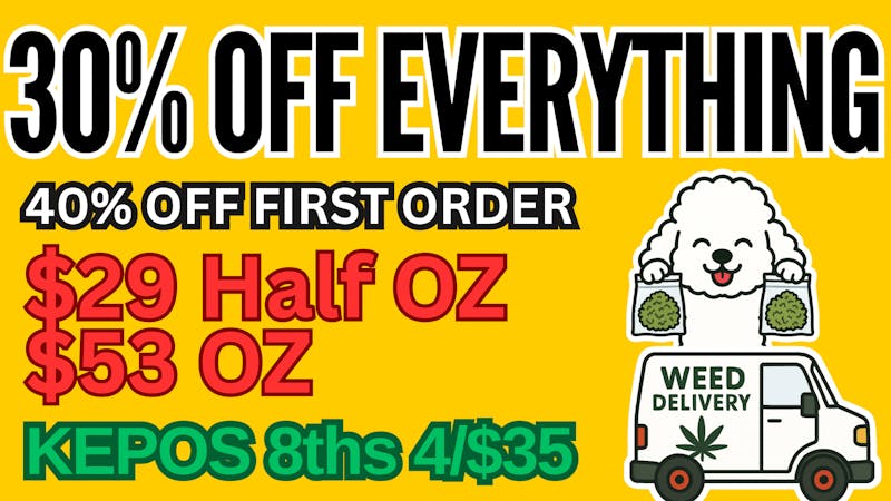 Nu Cannabis 🔥30% OFF😮‍💨$53OZ😮‍💨$29HALFS😮‍💨4/$35 8ths🔥