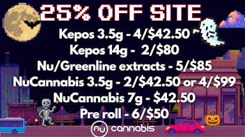 Nu Cannabis 25% OFF SITE🎃 +Scary good MIX&MATCH deals!