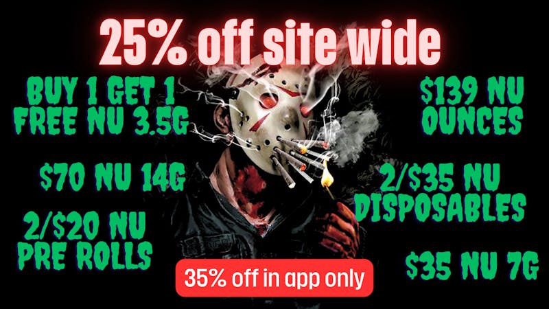Nu Cannabis 35% Off 😱 BOGO FREE 8THS😱$139Nu Oz😱$70Nu 14g