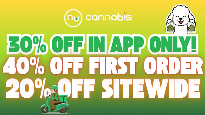 Nu Cannabis 20% off | 30% off | 40% off