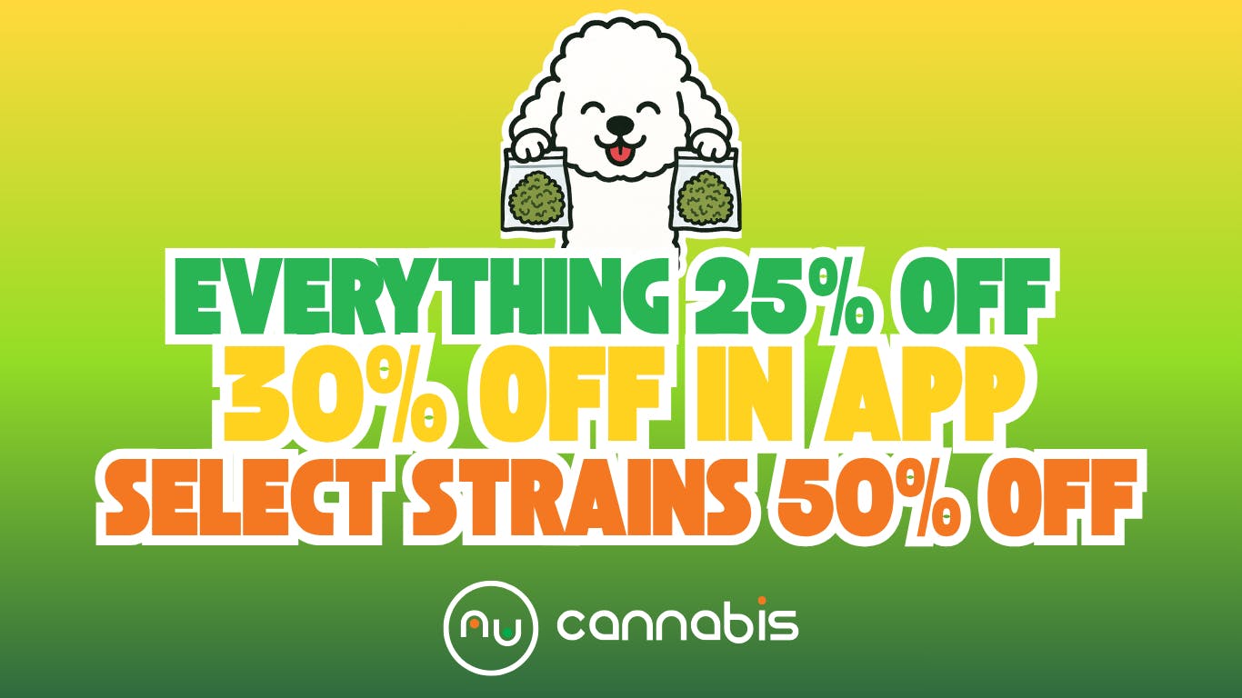 Nu Cannabis 25% off site wide