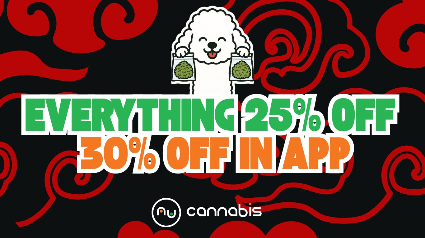 Nu Cannabis 25% off Sitewide!
