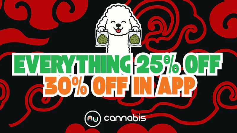Nu Cannabis 25% off Sitewide!