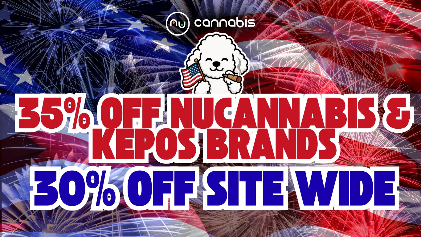 Nu Cannabis 35% off all NuCannabis & Kepos 30% off site