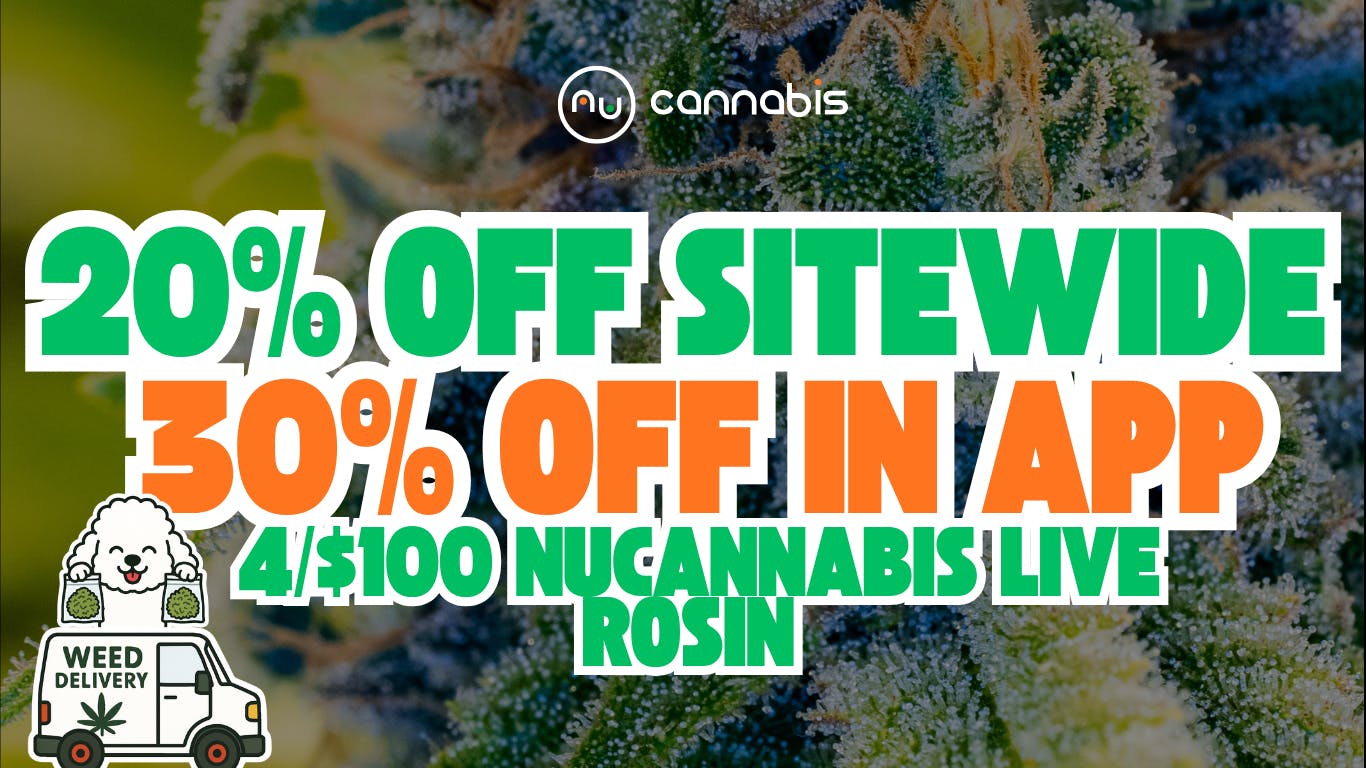 Nu Cannabis 30% off in app🔥20% off site🔥4/$100 Nu Live Rosin