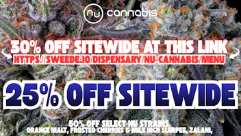 Nu Cannabis 30% offline 🔥 25% off Weedmaps