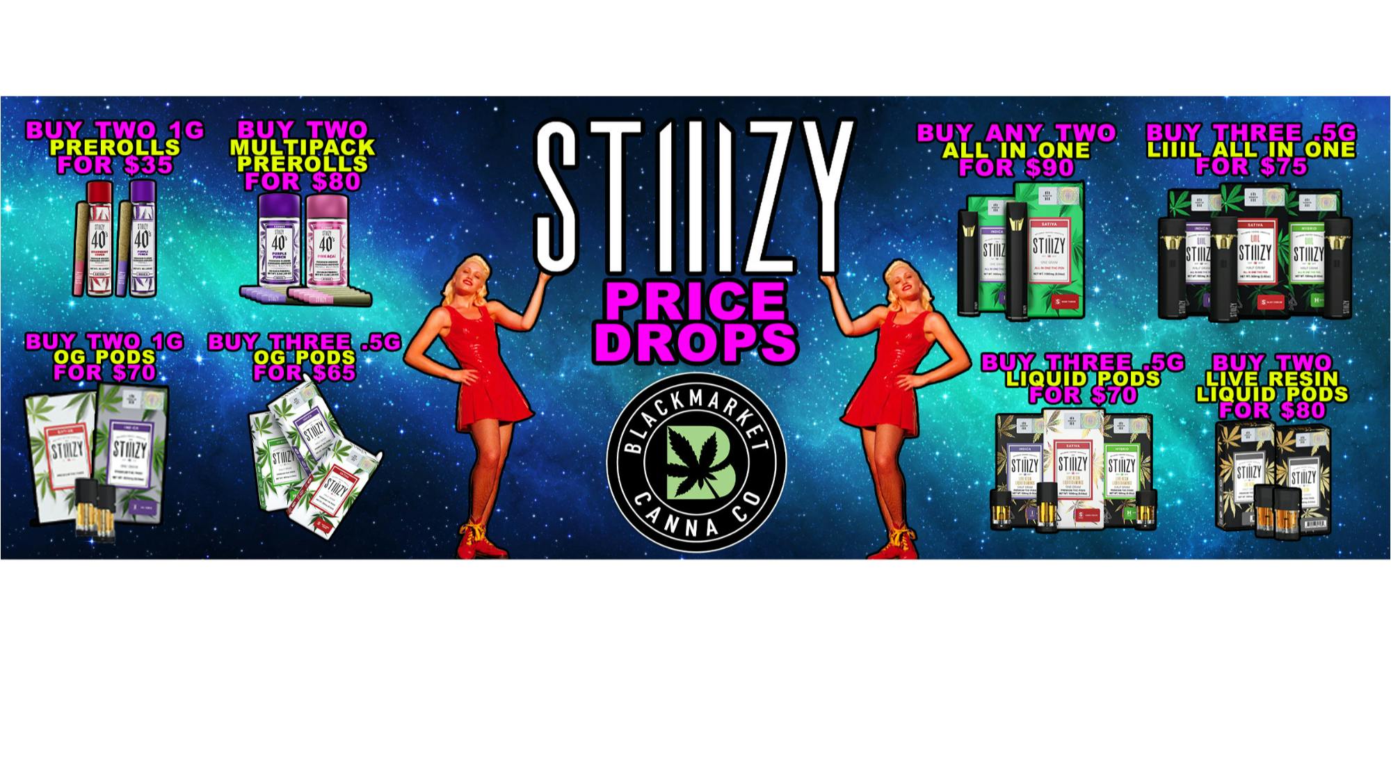 Black Market Cannabis Dispensary BMC Dispensary Stiiizy Deals