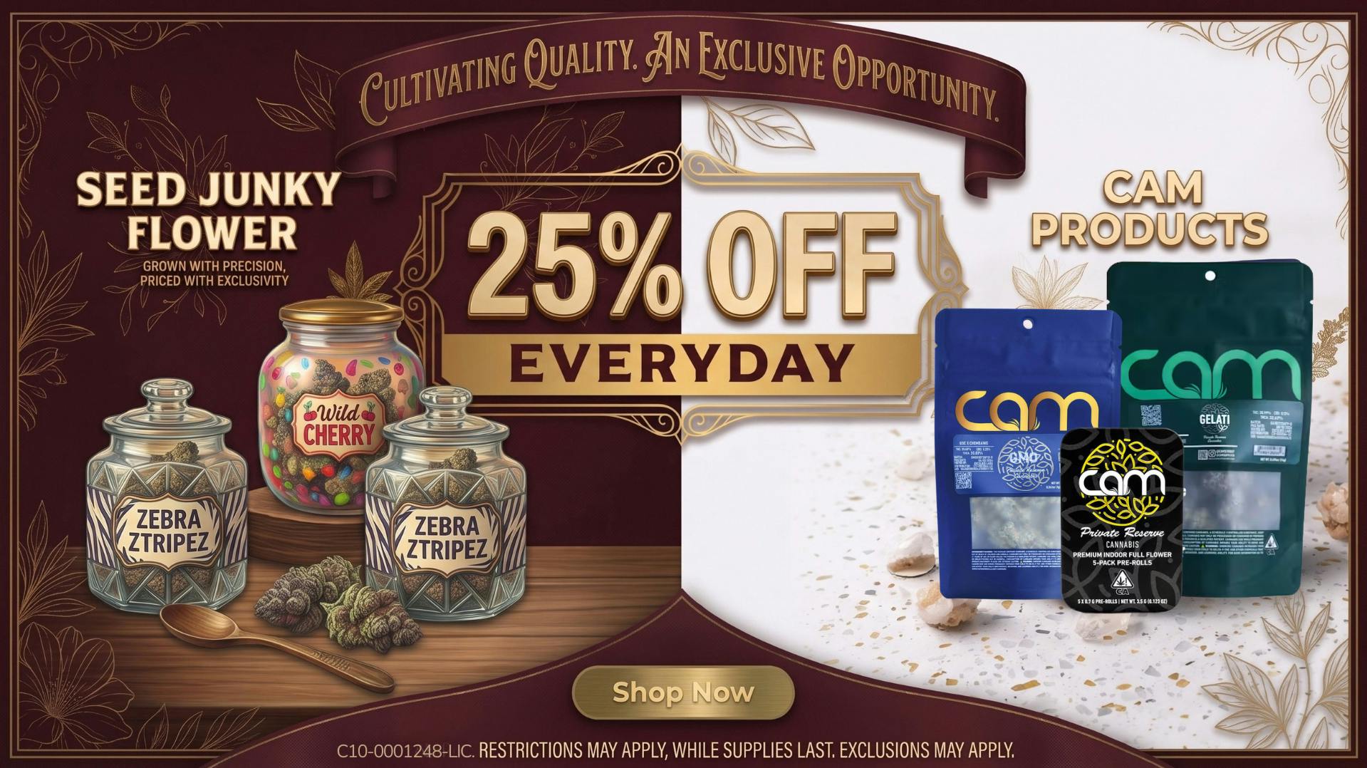 Airfield Supply Company - Redwood City 25% off Select Premium Flower!