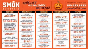 Smók Cannabis 👻👻UP TO 50% OFF STOREWIDE ALL WEEKEND👻👻