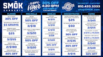 Smók Cannabis 50% OFF JEETER,BOGO OZ,5/$20 CALI-BLAZE TARANTULAS