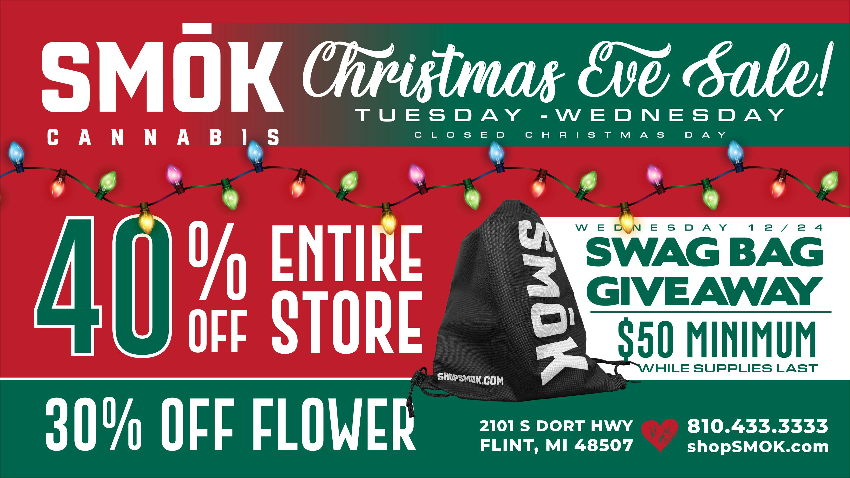 Smók Cannabis 🎅40% OFF STOREWIDE, 30% OFF BULK & PREPACKED!!🎅