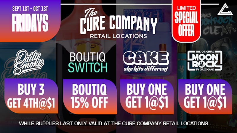 CCC by The Cure Company ⛽️Smoke More, Spend Less At The Cure Company⛽️