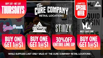 The Cure Company - Crenshaw 🥵Thursdaze Deals That Smack At Cure Company 😵‍💫