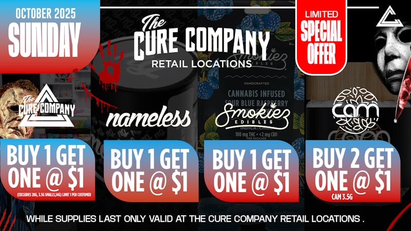 The Cure Company - Crenshaw 🧛 Dankula’s Sunday Deals @ The Cure Company 🧛