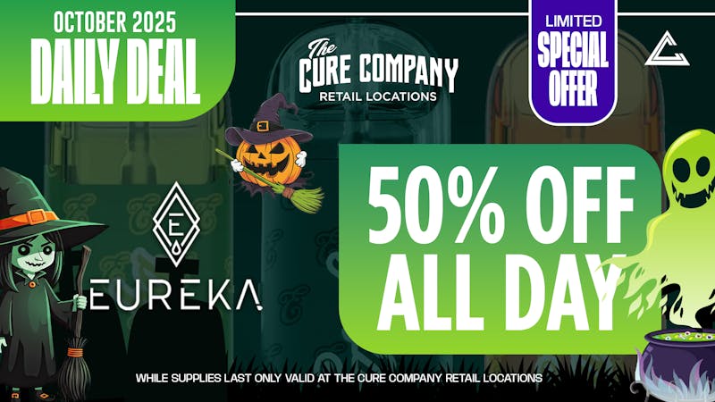 CCC by The Cure Company 🎃Spooky Savings Alert! Eureka Vapor💨 50% OFF👻