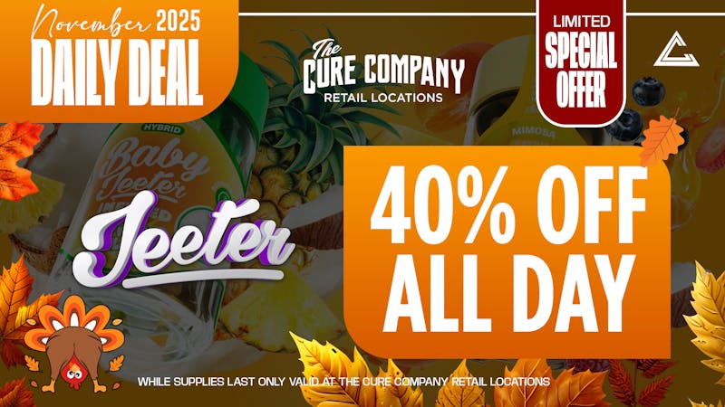 The Cure Company - Crenshaw Jeeter for 40% Less? Now That’s a Feast! 🦃